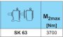 Čelní převodovka třístupňová  NORD SK 63-100 L